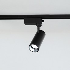 토탈맘모스조명 레일조명 LED COB 레일등 스포트 20W 블랙, 1개, 주광색