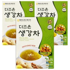 더조은 생강차 아몬드 분태 첨가 스틱, 18g, 3개, 36개입