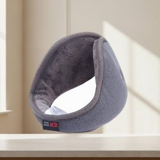 K2 세이프티 그레이 방한 귀덮개 길이조절 보온성 폴리스 겨울귀마개 귀마개