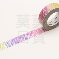 莫莫日貨 mt x Kapitza seesaw系列紙膠帶 - 彩色線條 MTKAPI03, 1個