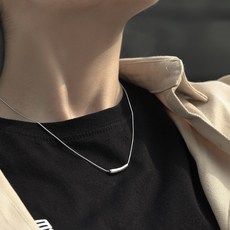 태쓰 댄디 심플 쇄골 체인 써지컬 목걸이