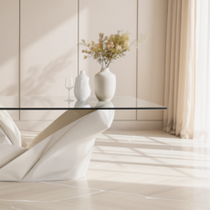 [루미나] 안전 강화유리 주문제작 맞춤제작 식탁 책상 사각 투명유리 컬러유리 5mm