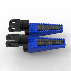 오토바이 조절 풋 페그 페달 전면 발받침, 3. Tyle 1 Blue, 기본