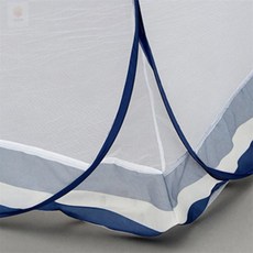 하디컬렉션 사각 침대모기장 150x200cm 블루 접이식침대모기장
