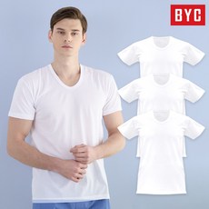 BYC 남성 에어리쿨 반팔 런닝 3매 세트