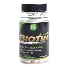 NutraKey 維生素B7保健食品膠囊, 60顆, 1罐