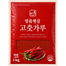 명품햇살 고춧가루 1kg 미분 고운입자 순한맛, 1개