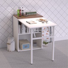 더나무 알리오스 접이식 식탁 렌지대 600, 화이트i, 2인용