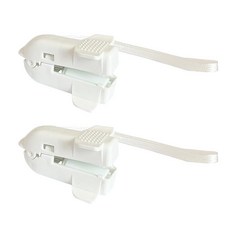 진공 보관 가방 밀봉 클립 슬라이딩 씰 그립 효율적인 백 실러 스틱 재사용 가능한 지퍼 잠금 의류 침구 식품 보존용 107171