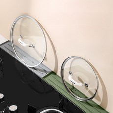 gouwa-338 실리콘 조리대용 냄비 뚜껑 매트, 2개, 노란색