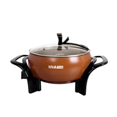 KRIA 可利亞美食鍋，分離式設計，不沾塗層，多段火力調節，時尚美觀, KR-837B