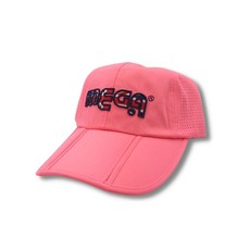 【海夫健康生活館】MEGA GOLF 便利可折疊 三折高爾夫球帽 粉色款(MG-5211), 1個