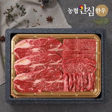 [농협안심한우] 한우 1등급 구이세트 1kg(등심500g+특수부위500g), 1개