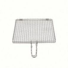 사각 겹석쇠 대형 타원 그릴 팬 원형 부채꼴 고기 바비큐 조리 도구 캠핑 요리 기구 불판, 본상품