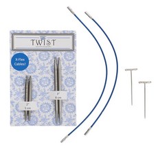 ChiaoGoo Twist Shorties Combo 팩 US-4 에서 US-8 US-6/4mm 165110, US 6 (4.0mm)