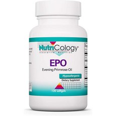 NutriCology EPO Evening Primrose Oil 뉴트리콜로지 달맞이꽃 감마리놀렌산 갱년기 120캡슐, 1개, 120정