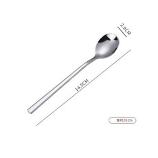 304不鏽鋼西餐刀叉匙組, 茶勺, 1套