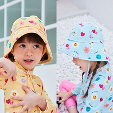 스마일 썬블럭햇