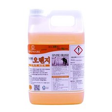 지피원오렌지3.75L-1박스 다목적청소약품 기름때 얼룩 오염제거제 찌든때제거제 다목적세제 세정제, 3.75L, 1개