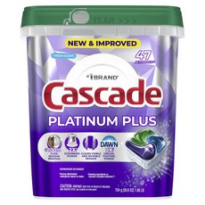 Cascade 白金Plus洗碗機專用洗滌劑 清新香 47入, 1個, 754g