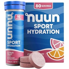 NUUN 눈 스포츠 드링크 타블렛 버라이어티 팩 10개 6팩, 80 Count (Pack of 1), 80 Count (Pack of 1)