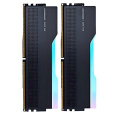 글로웨이 DDR5 용무 시리즈 하이닉스 M다이 RGB 데스크탑 메모리 블랙 6400MHz C32 16GB 2개입, 1세트, GW6400N16G-RM 1세트, GW6400N16G-RM