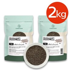 100% 치아씨드 치아시드 치아씨앗 치아씨 포만감 2kg 파라과이, 1개