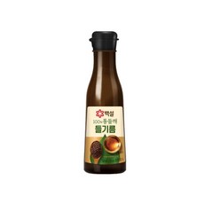 백설 100% 통들깨 들기름, 160ml, 4개