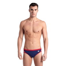 ARENA 남성용 아이콘 솔리드 수영 브리프 전문 트레이닝 수영복 스포츠 트렁크 144880