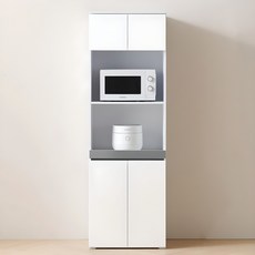 퍼니하우스 헤븐 1800 전자렌지 밥솥 주방 수납장 렌지대, 화이트다크