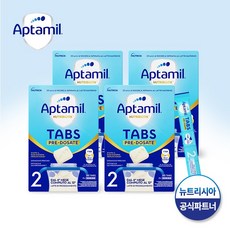[독일직항] 압타밀 이지 탭스 2단계 간편분유 (21스틱) x 4박스, 4개