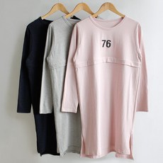76 나염 수유원피스 수유롱티 수유반피스 수유복