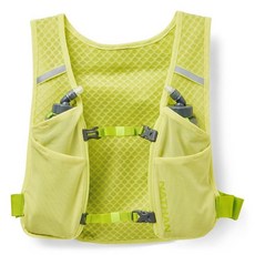 Nathan - 퀵 스타트 3.0 4L 임페리얼 퍼플/리플렉티브 실버 OSFM, (2) 14oz Flasks Light Lime/Fin