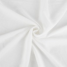 5m 시폰 폴리 원단 안감 화이트 150 x 0.02cm, 하얀색, 1개 하얀색, 1개