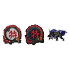 （圓仔）中華一番特級廚師黑暗料理界麟廚師臂章電繡章，刺繡章(魔鬼氈)，DIY套件，角色扮演，精緻電繡, 1個, 【黑色 特級廚師】~27645