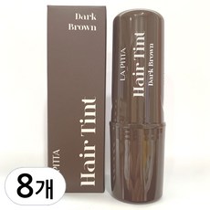 라피타 새치커버 헤어틴트 10ml, 다크브라운, 8개