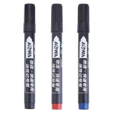 AQWA 油性記號筆, 黑色, 1個裝
