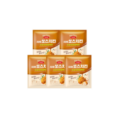 사세 쏘스치킨 단짠 갈릭맛 순살(375g) / 윙봉(300g), 5개, 375g