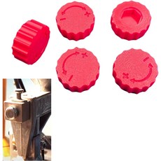 딜런 RL550XL650XL750슈퍼 1050 RL 1100용 EMALPE 파우더 측정 노브팩 5개, Red