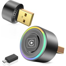 아이폰호환용 미니 무선 CarPlay 어댑터 유선 CarPlay를 무선으로 업그레이드 원터치 다중 사용자 전환 플러그 앤 플레이 빠른 자동 연결 iOS 10 이상 271991, 1 Pcs