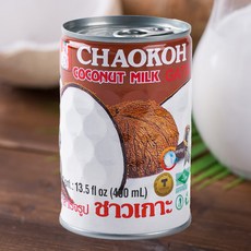 차오코 코코넛 밀크 17% 지방, 400ml, 6개