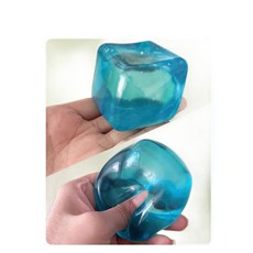 스트레스볼 말랑이 촉감놀이 검드롭 스퀴시 쫀득이, 랜덤 색상, 1개