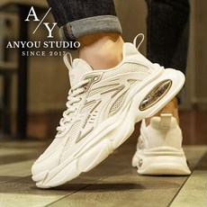 ANYOU 남자 운동화 런닝화 에어쿠션 런닝화 워킹화 경량 스포츠화
