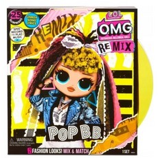 LOL OMG 混音少女 POP B.B. 娃娃 25 項驚喜 2 種時尚造型可混搭, 1個