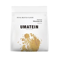 UMATEIN 우마테인 단백질 유청 단백질 로얄 밀크티 맛 1kg 11종류의 비타민 배합, 1개, 1g