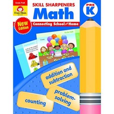 Skill Sharpeners: Math Prek Workbook, Evan-Moor Educational Publi..., 9781629389844, Evan-Moor Corporation