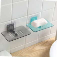 강력한 비누곽 받침 홀더 욕실용품 비누받침 간편한비누홀더 흡착식비누홀더, 브라운