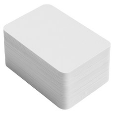 베러워커스 무지 단어카드, 100매, 화이트, 1개