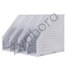 벨모라 4단 폴딩 북스탠드 그레이 330*255*243mm 파일거치대 화일보관함 책상책꽂이 데스크파일꽂이
