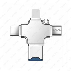 아이폰 노트북 PC용 3.0 SD 카드 리더 카메라 iOS USB A 마이크로 SD 삼성 화웨이용 OTG 어댑터 4 인 1, 4 IN 1 Card Re, 1개